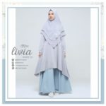 Livia Dress Grey – Blue