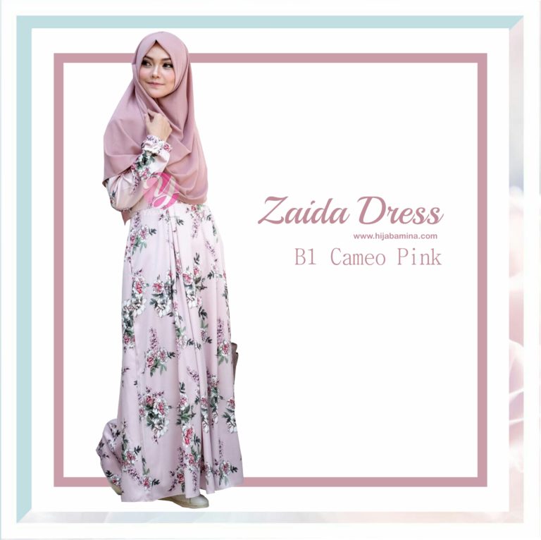 ZAIDA DRESS B1 – CAMEO PINK