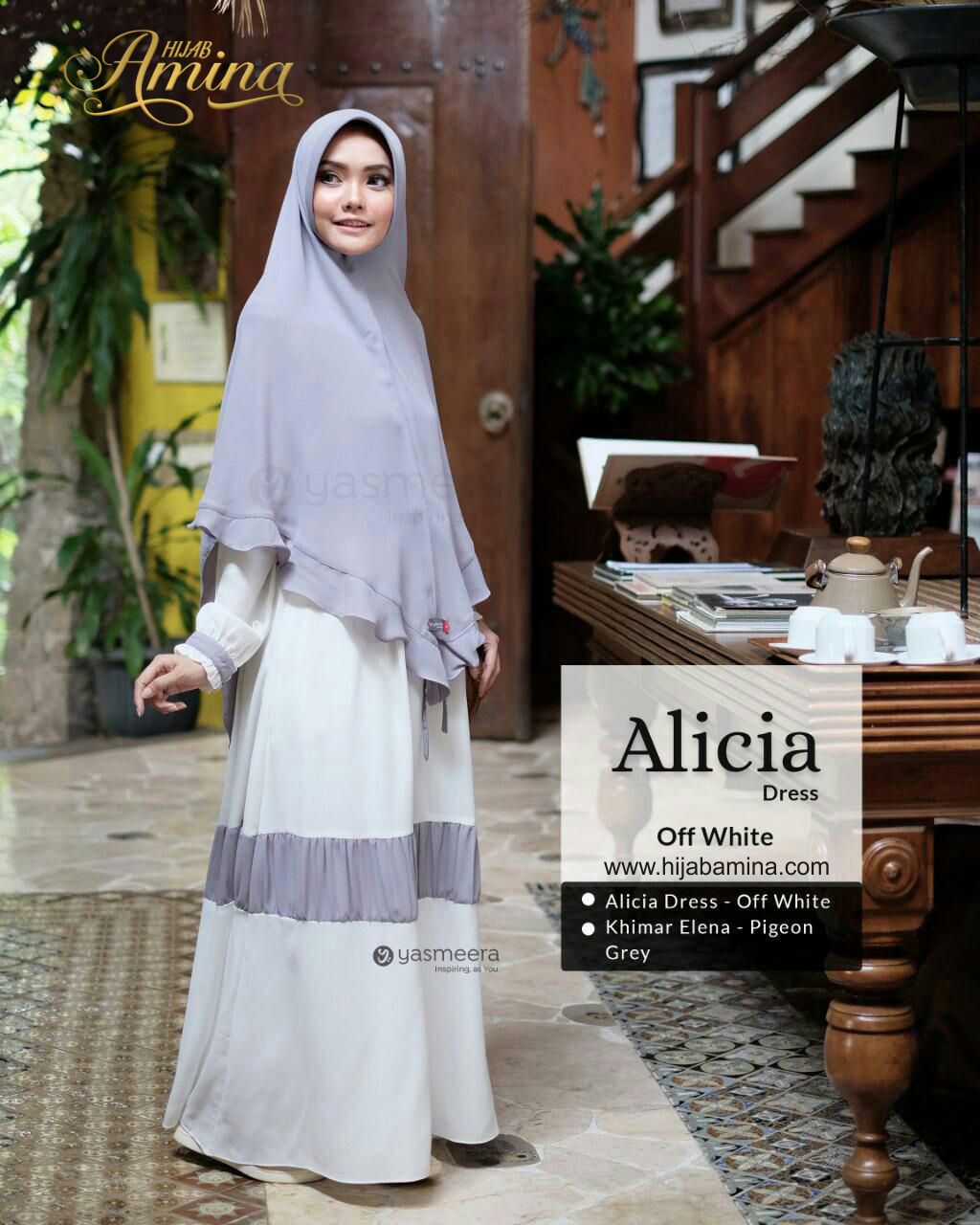 Alicia Dress – Off White