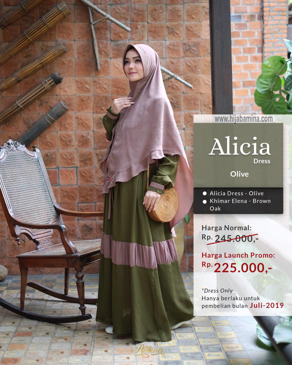 Alicia Dress – Olive