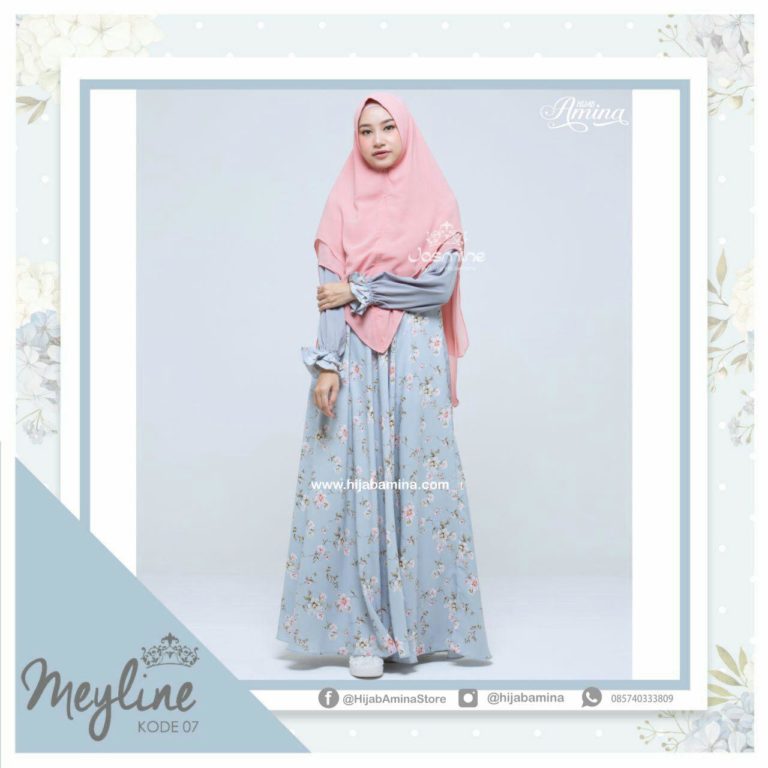 MEYLINE DRESS 07 GREY HijabAmina com