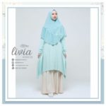 Livia Dress Mint – Broken White
