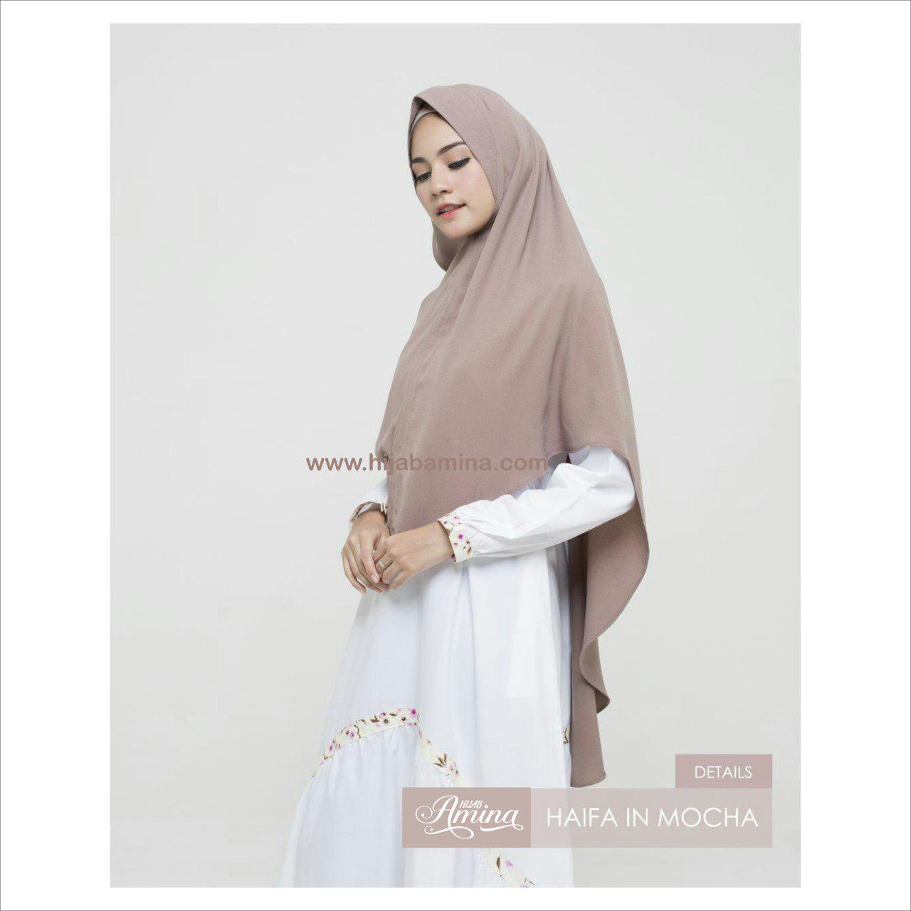 KHIMAR HAIFA - MOCHA - HijabAmina.com