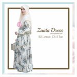 ZAIDA DRESS B2 – LEMON CHIFON