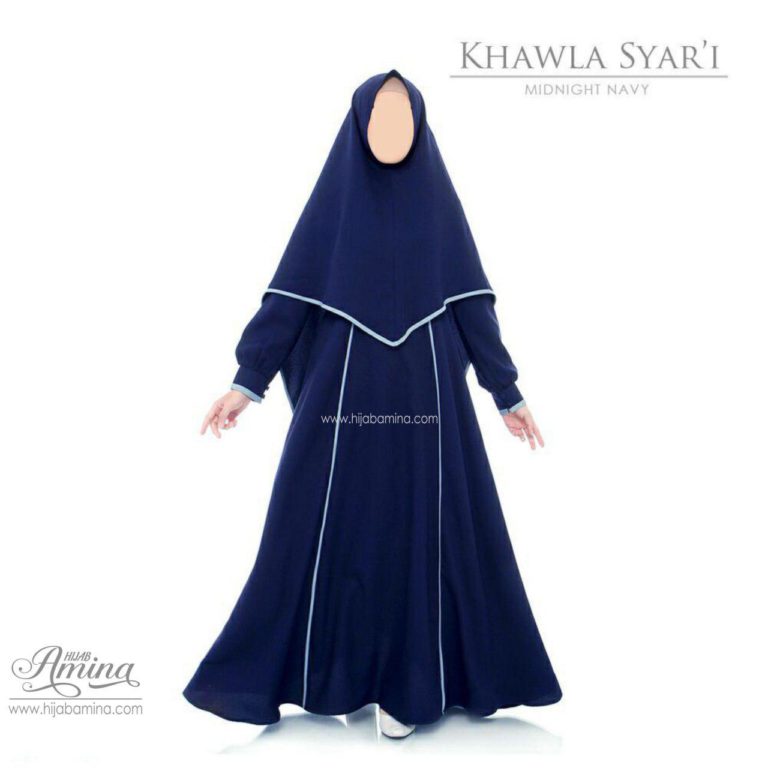 KHAWLA DRESS-MIDNIGHT NAVY