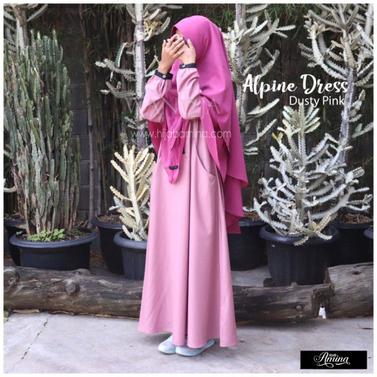 GAMIS ALPINE-DUSTY PINK - HijabAmina.com