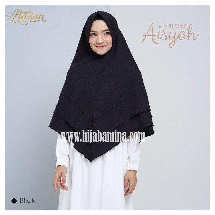 Aisyah Khimar – Black